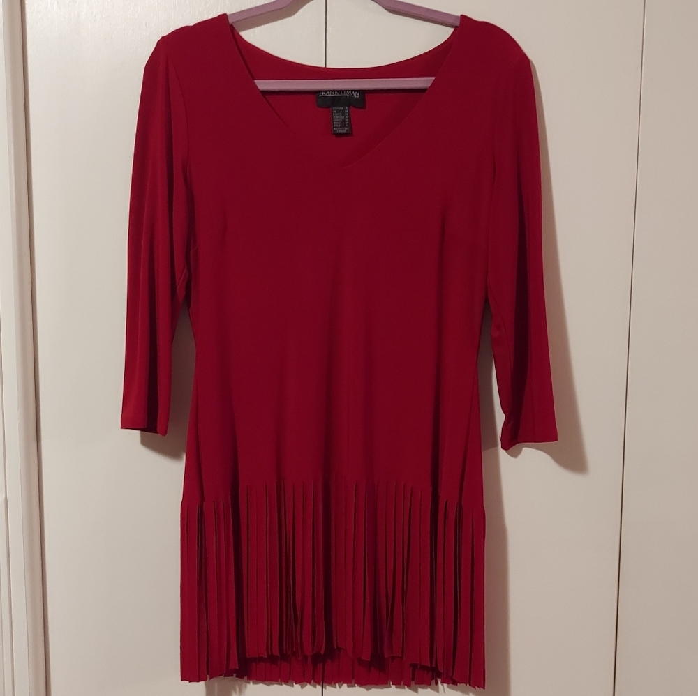 Frank Lyman fringed tunic